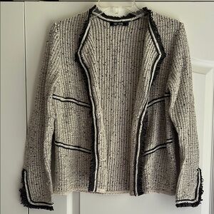 Nic + Zoe open Cardigan Sweater with Ribbed Texture